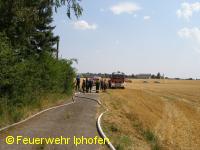 Getreideackerbrand bei Hoheim
