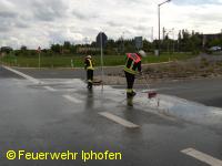 Fahrbahn reinigen