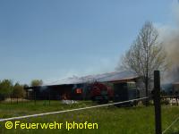 Brand Reiterhof Mainbernheim