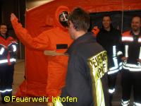 Und so sieht mechanische Dekontamination aus.